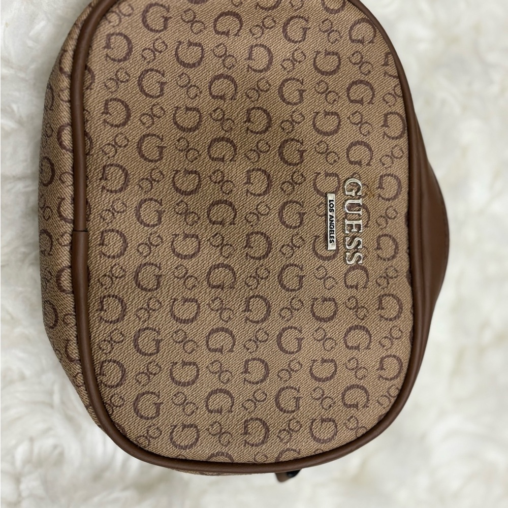 Guess Tan Monogram Bag Waist bag